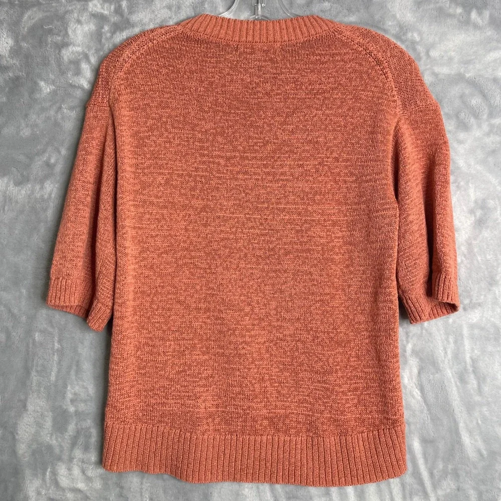 Banana Republic Factory Slouchy Sweater Womens XXS Pink‎ Amaretti Short Sleeve